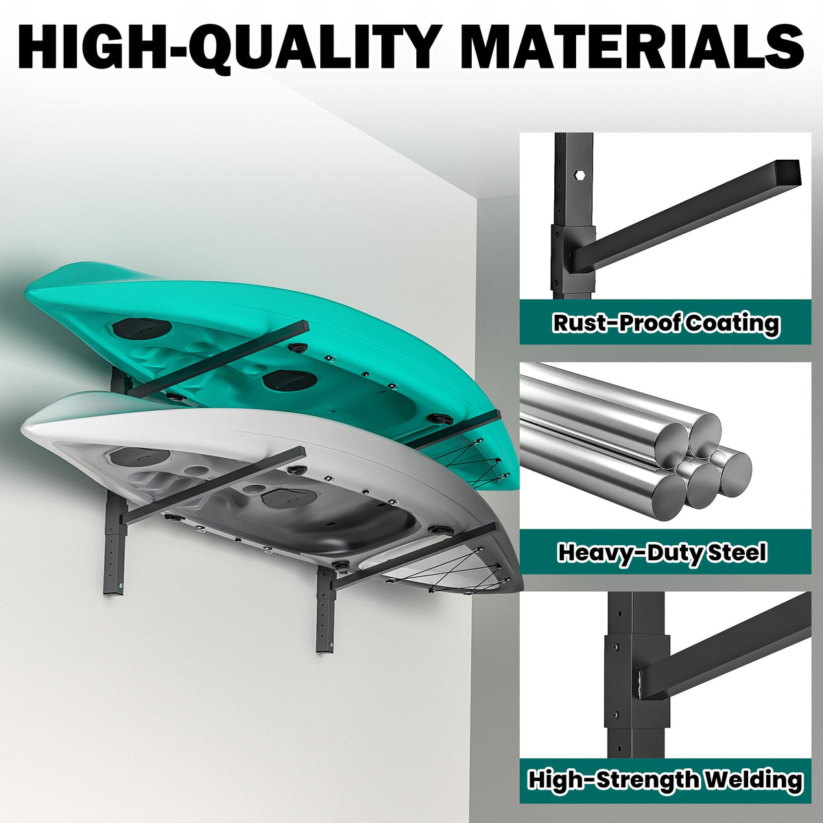 Wall Mounted Kayak Storage Rack X47412