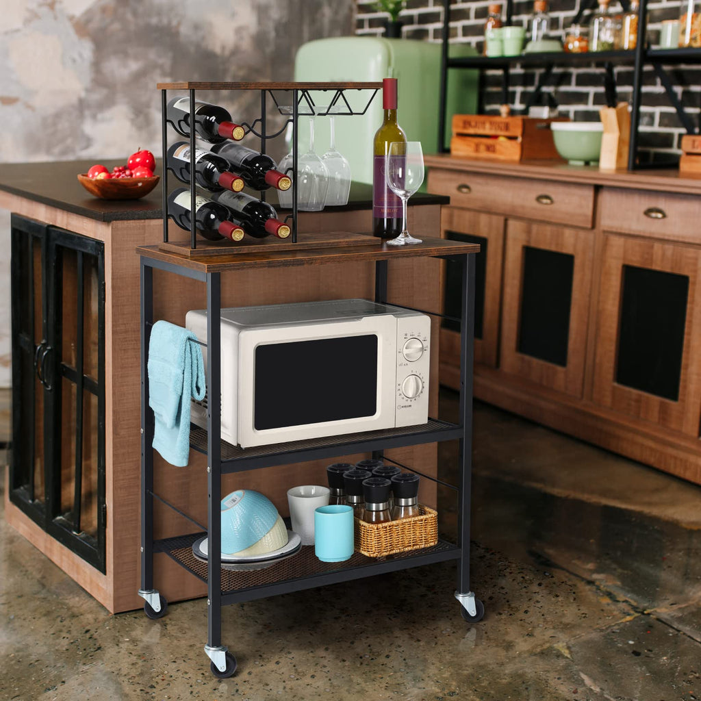 3-Tier Rolling Cart V31355