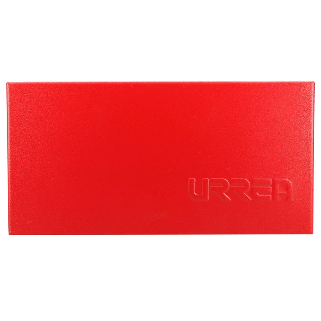 Metal Tool Box 9.6" x 5" x 1.4" 24 Gauge Red A896