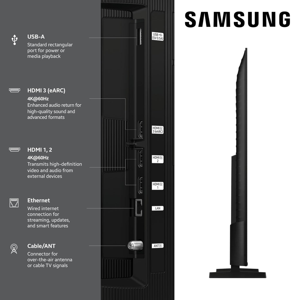43 Inch QLED 4K Smart TV with 2.0 Channel Photo Frame Speaker I710166