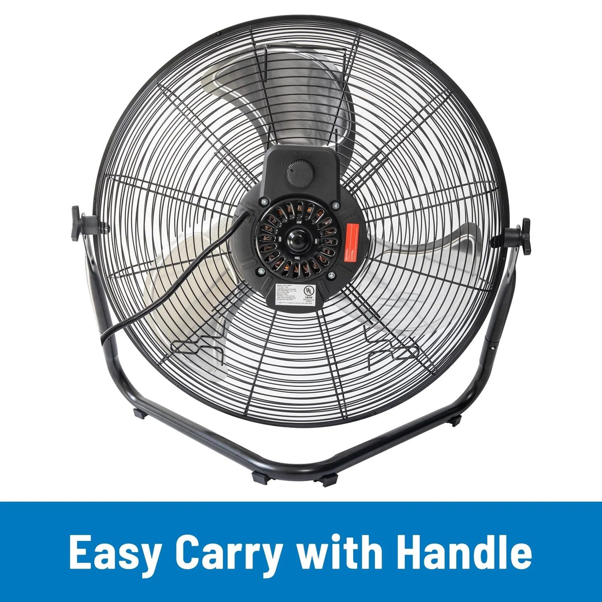 20 Inch 3 Speeds Metal Floor Fan M9724