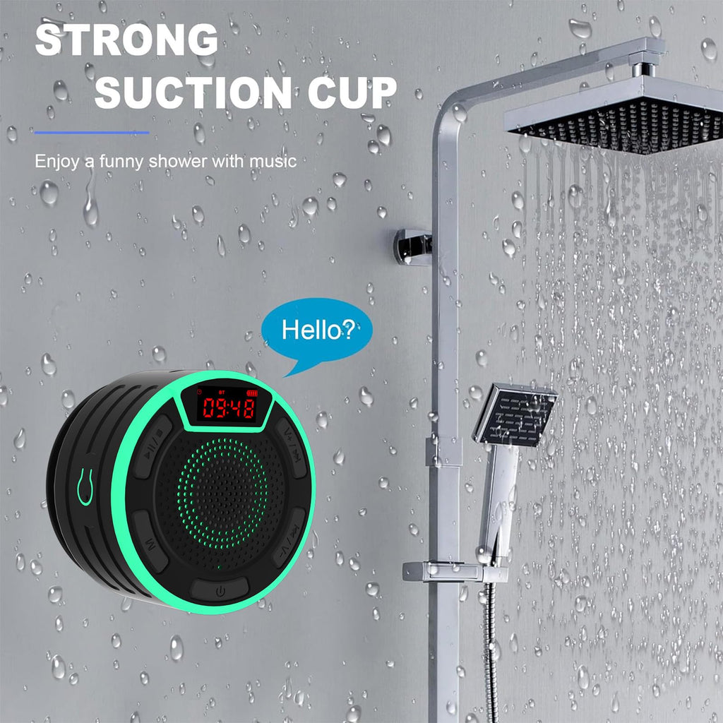 IPX7 Waterproof Portable Bluetooth Speaker with Suction Cup S855