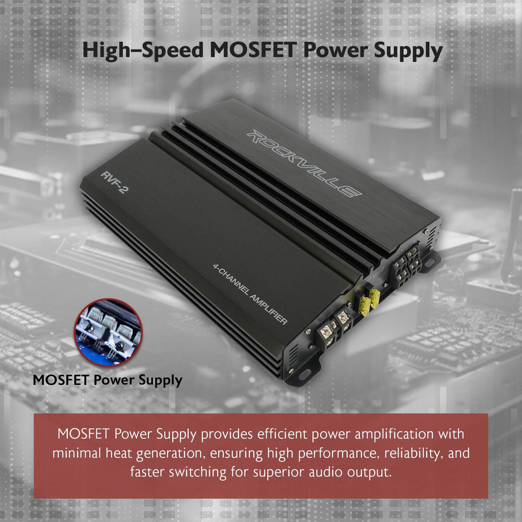 4 Channel Car Stereo Amplifier F5167