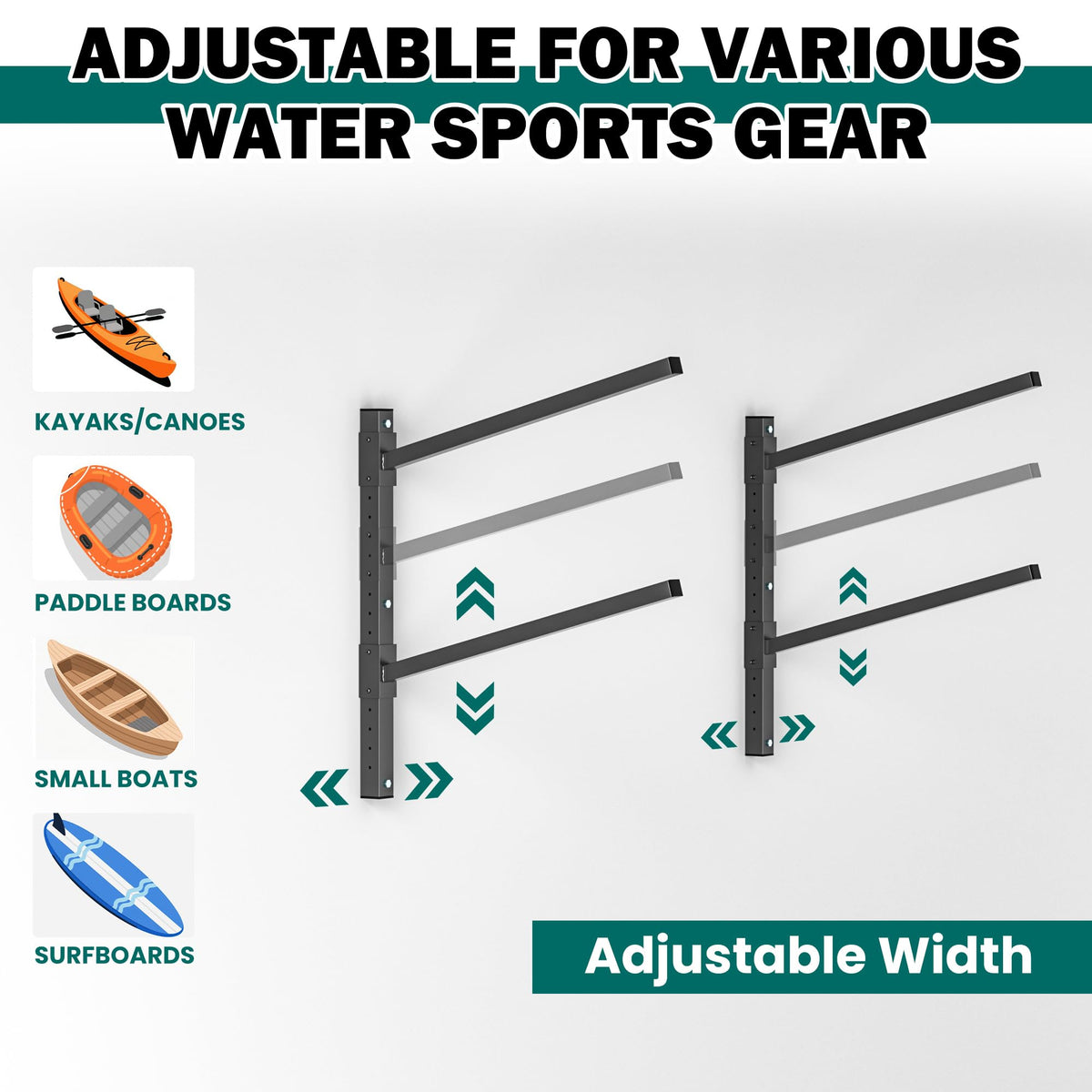 Wall Mounted Kayak Storage Rack X47412