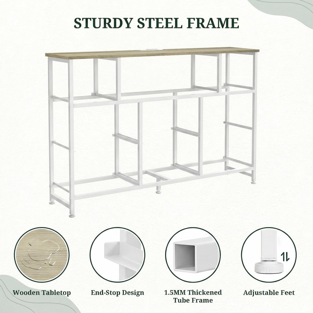 8 Drawer TV Stand with Charging Station J2339