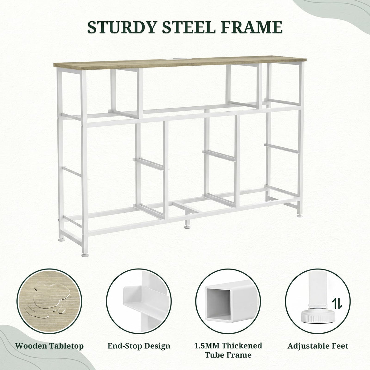8 Drawer TV Stand with Charging Station J2339
