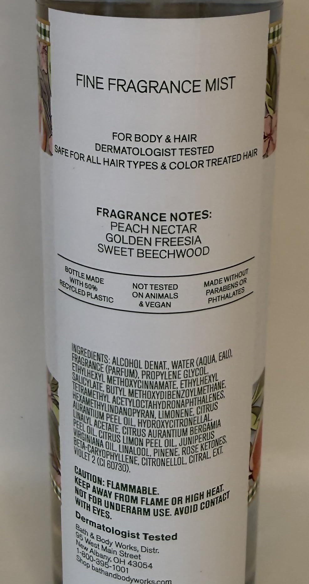 Peach Blossom & Nectar Fine Fragrance Mist 8 Ounces N270621