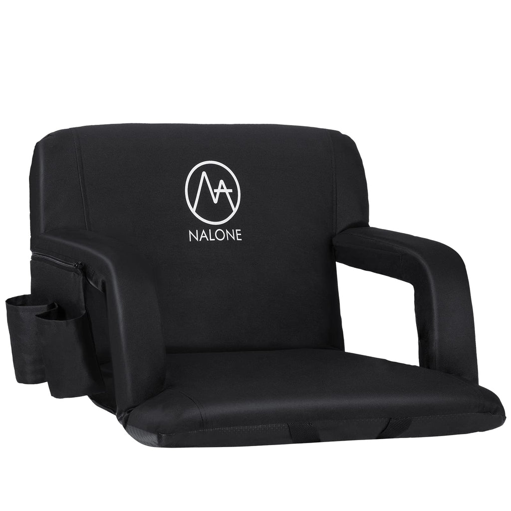 Folding Stadium Seat with Back Support and Armrests R33933