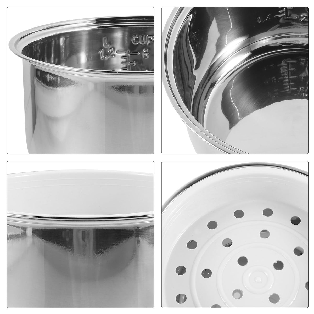 3L Stainless Steel Non-Stick Rice Cooker Inner Pot M25201