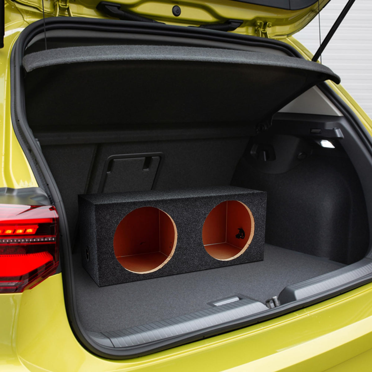Charcoal Dual 12" Sealed Car Audio Subwoofer Box D416589