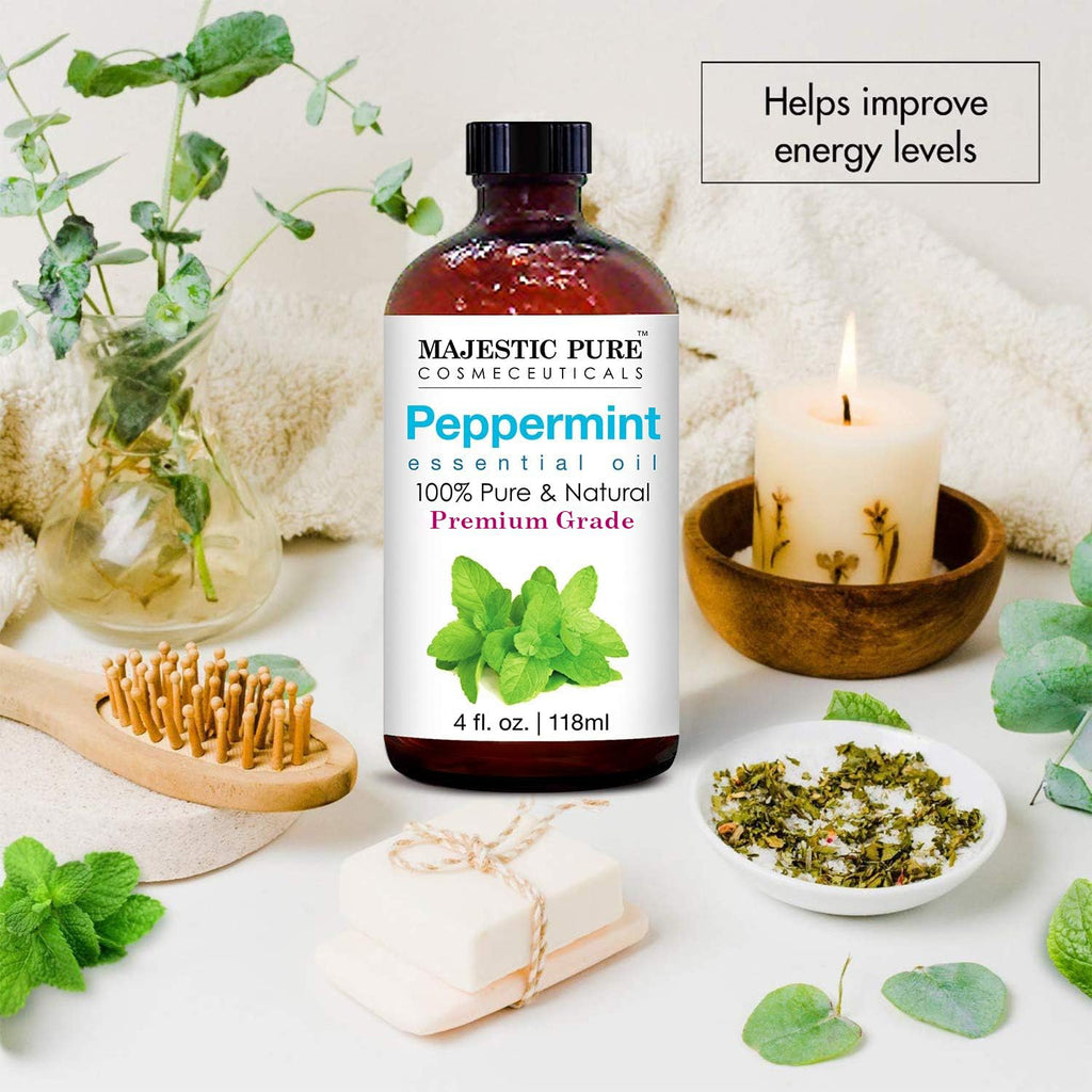 Peppermint and Eucalyptus Essential Oil 4 fl oz Pack of 2 I221866