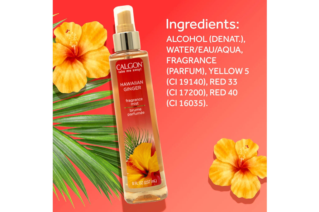 Hawaiian Ginger Body Mist 8 OZ Pack of 12 D240659