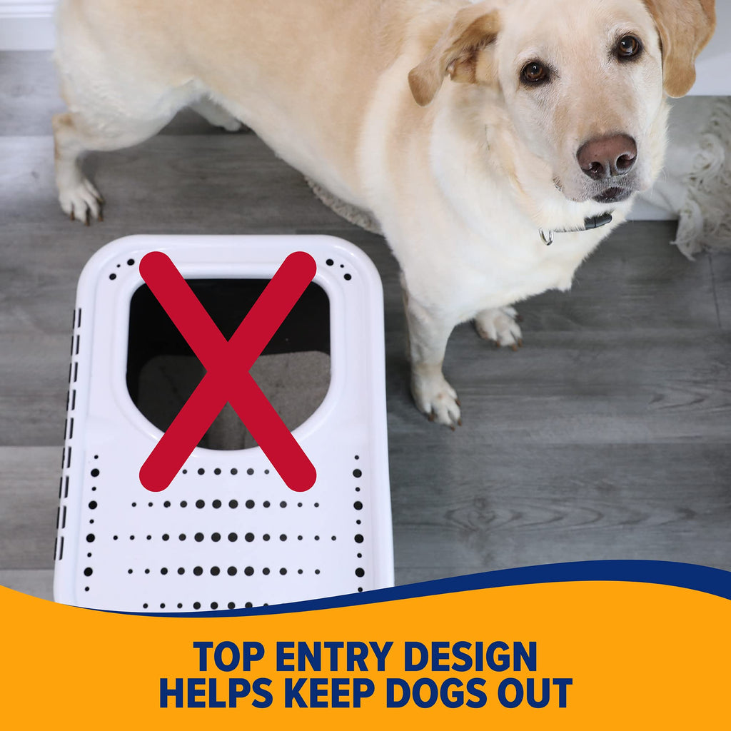 Top Entry Litter Box with Filter X8216