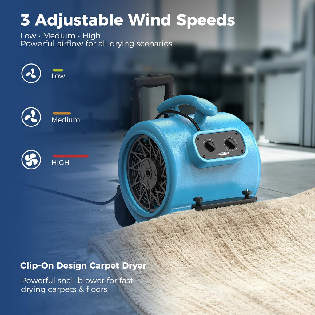 3 Speed Air Mover Carpet Drying Fan S266604