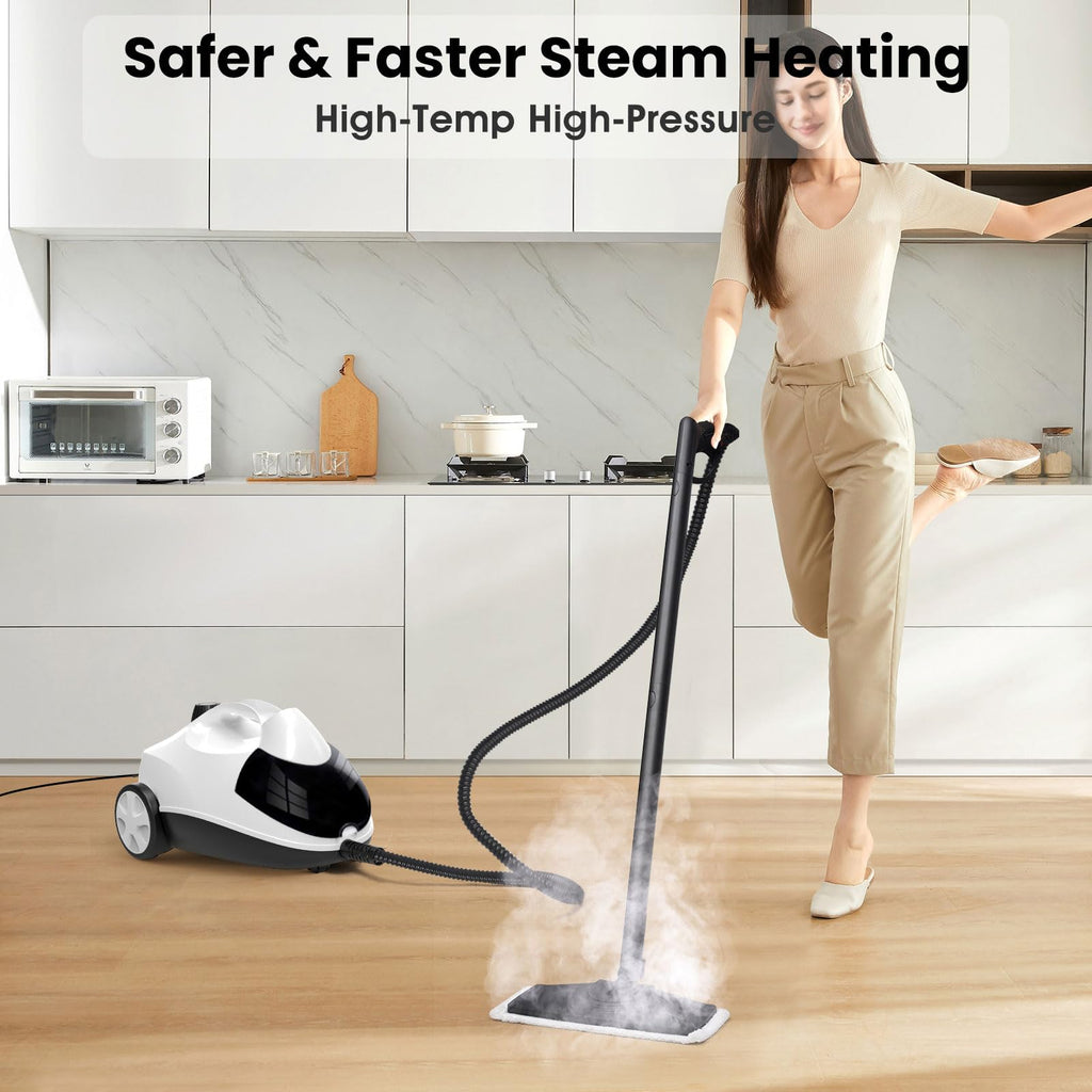 1.5L 6-in-1 Steam Cleaner with 8 Accessories O92748