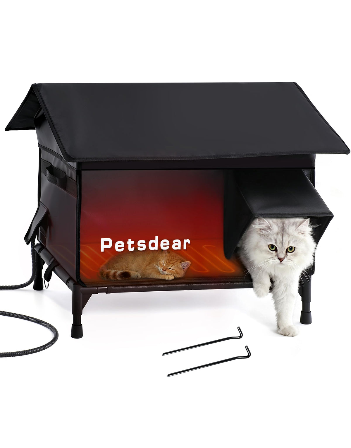 Heated Outdoor Cat House M3456