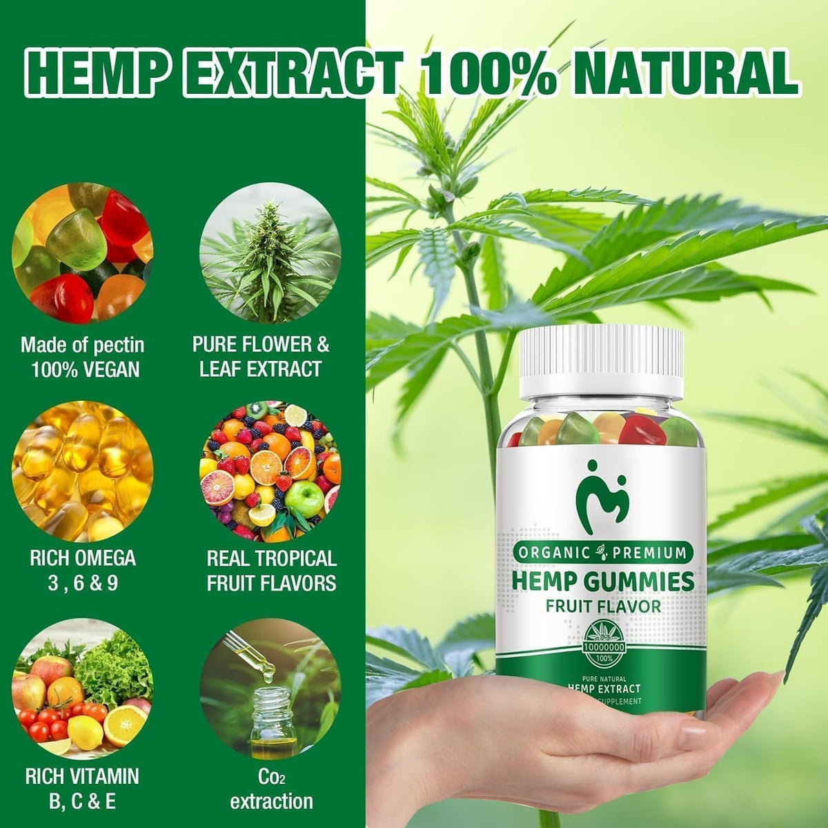 Organic Hemp Gummies K5535