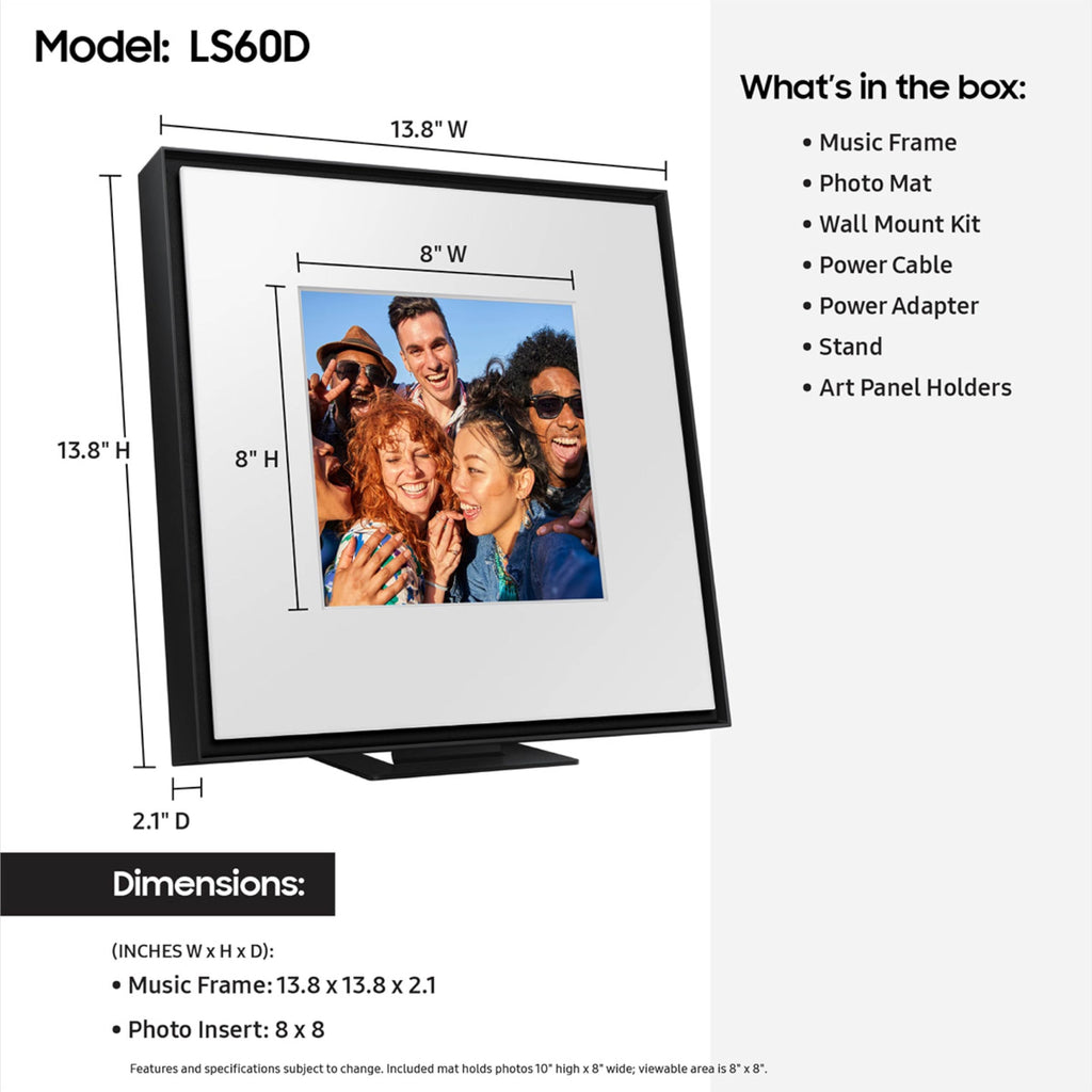 43 Inch QLED 4K Smart TV with 2.0 Channel Photo Frame Speaker I710166