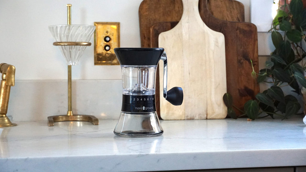 Manual Coffee Grinder Conical Ceramic Burr Mill A6422