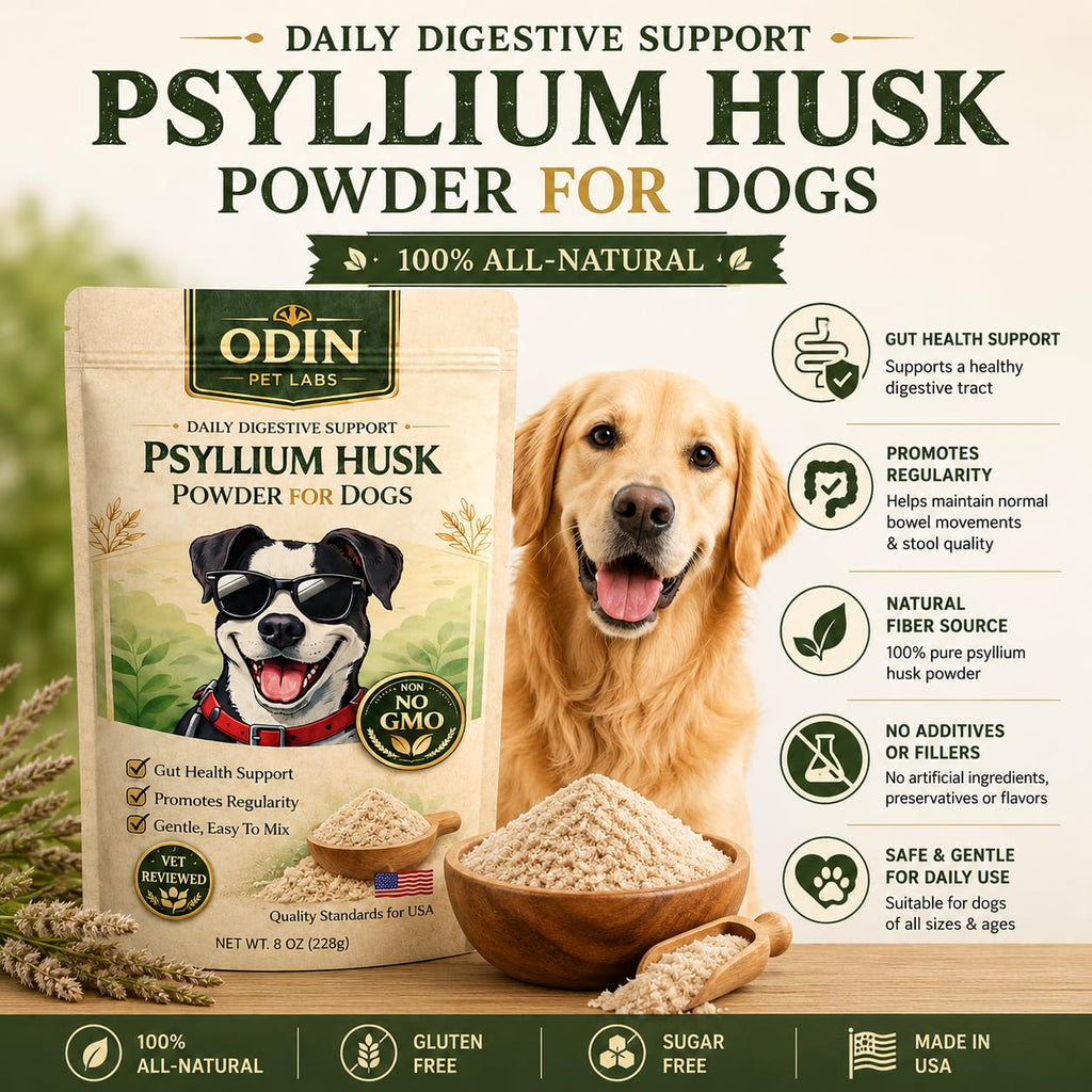 Psyllium Husk Powder for Dogs 9 oz B9435