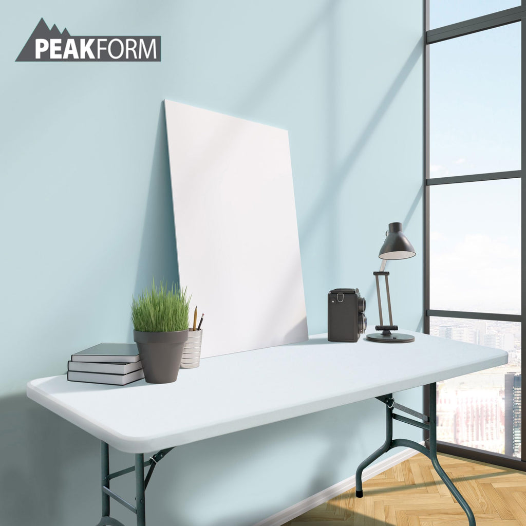White 6 Foot Folding Multipurpose Table V9500