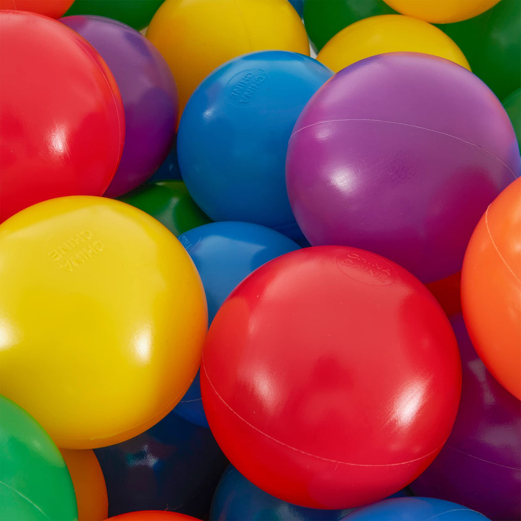 Large Plastic Ballz for Ball Pits, 100-Count F42163