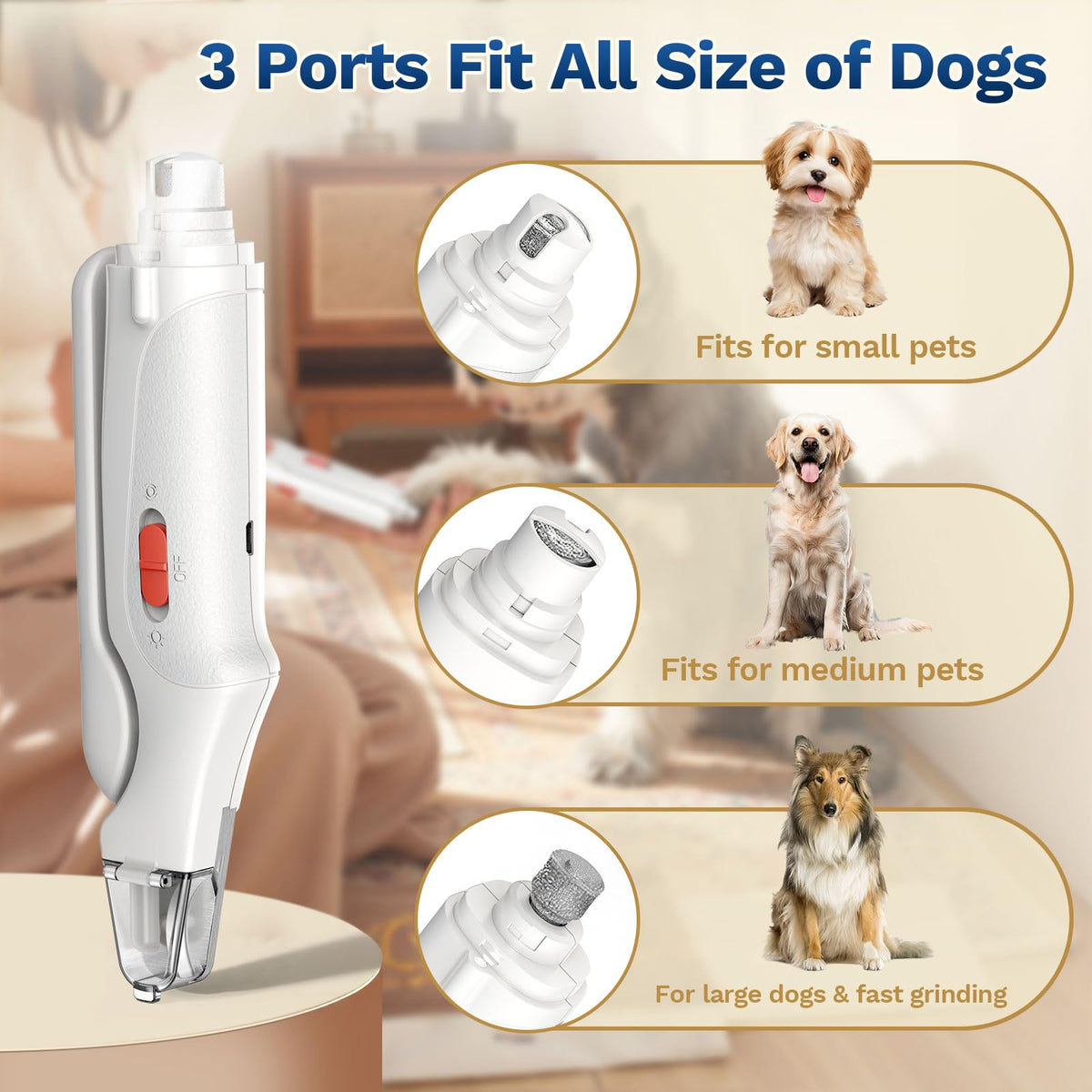 2-in-1 Dog & Cat Nail Clippers and Grinder P269771