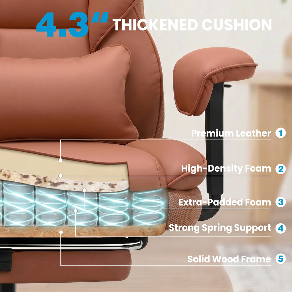 Office Chair with Pocket Spring Cushion I40660