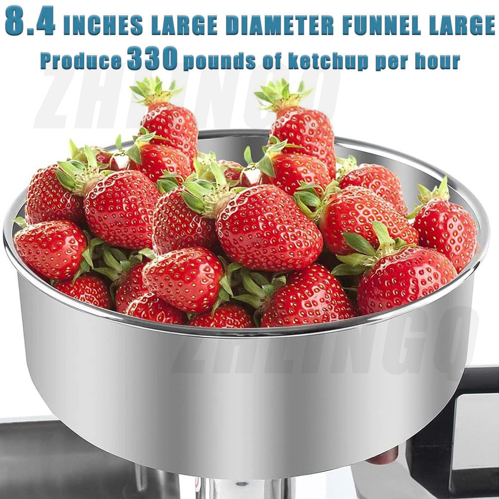Commercial Electric Stainless Steel Tomato Strainer 150kg/h R4574