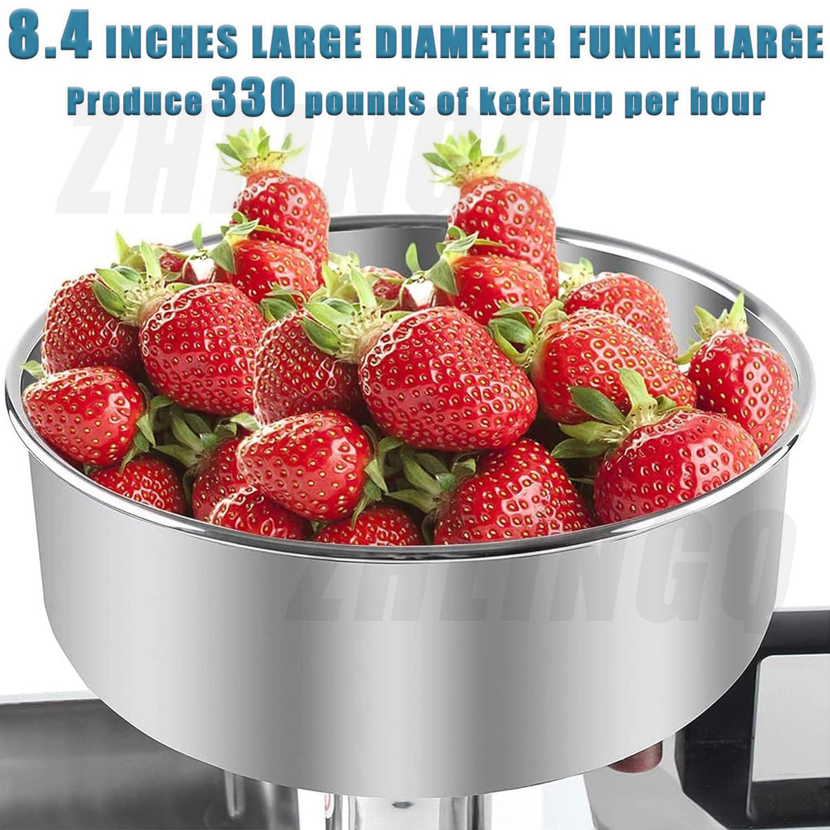 Commercial Electric Stainless Steel Tomato Strainer 150kg/h R4574
