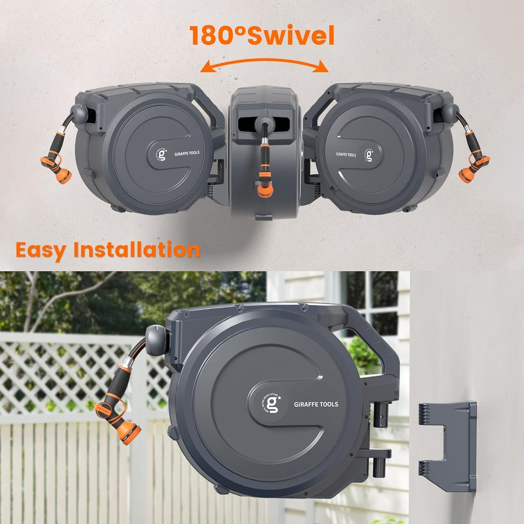 Retractable Garden Hose Reel 1/2" 100FT N666650