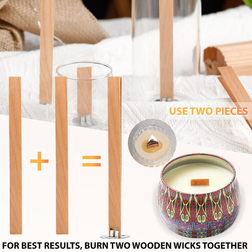Cherry Wood Candle Wicks 100 PCS C850730