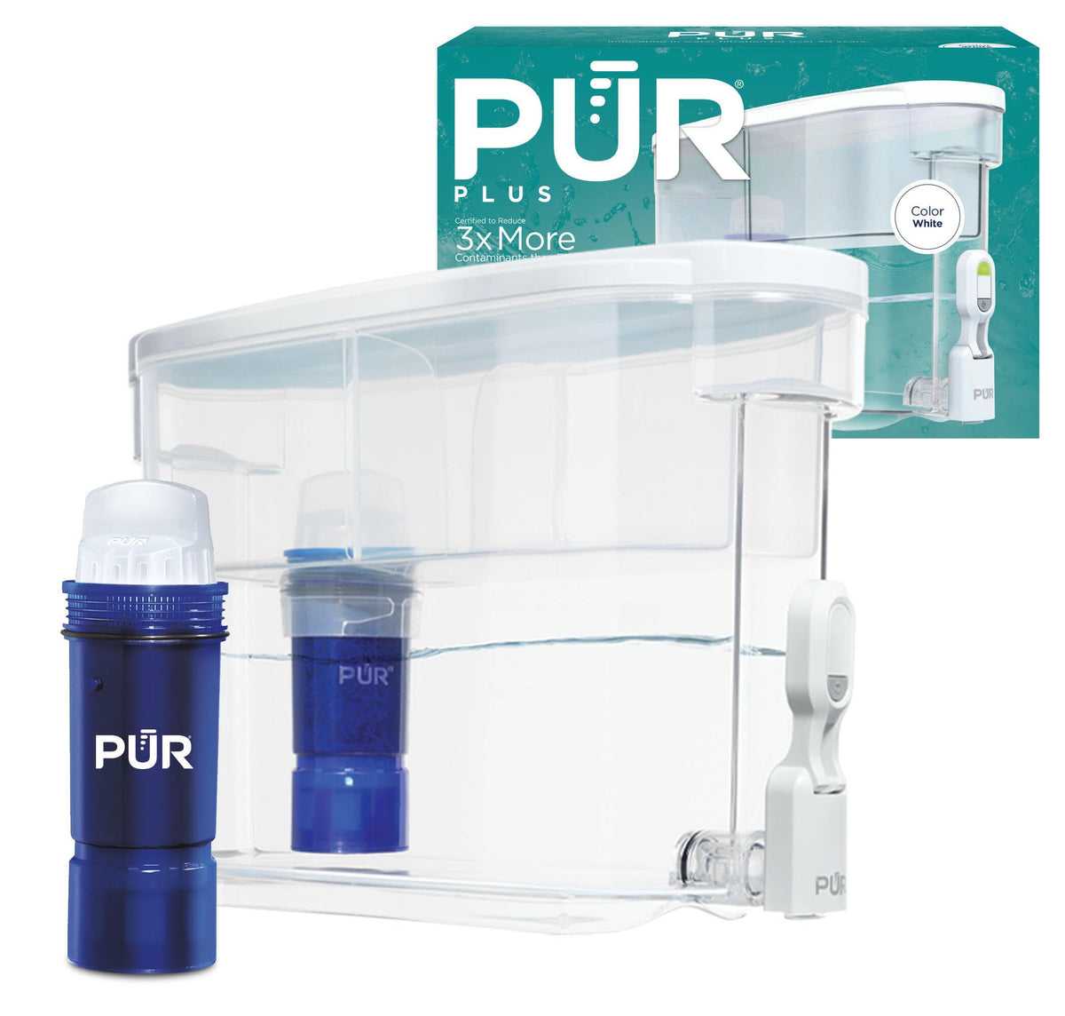 White Water Filter Dispenser with Filter X235514