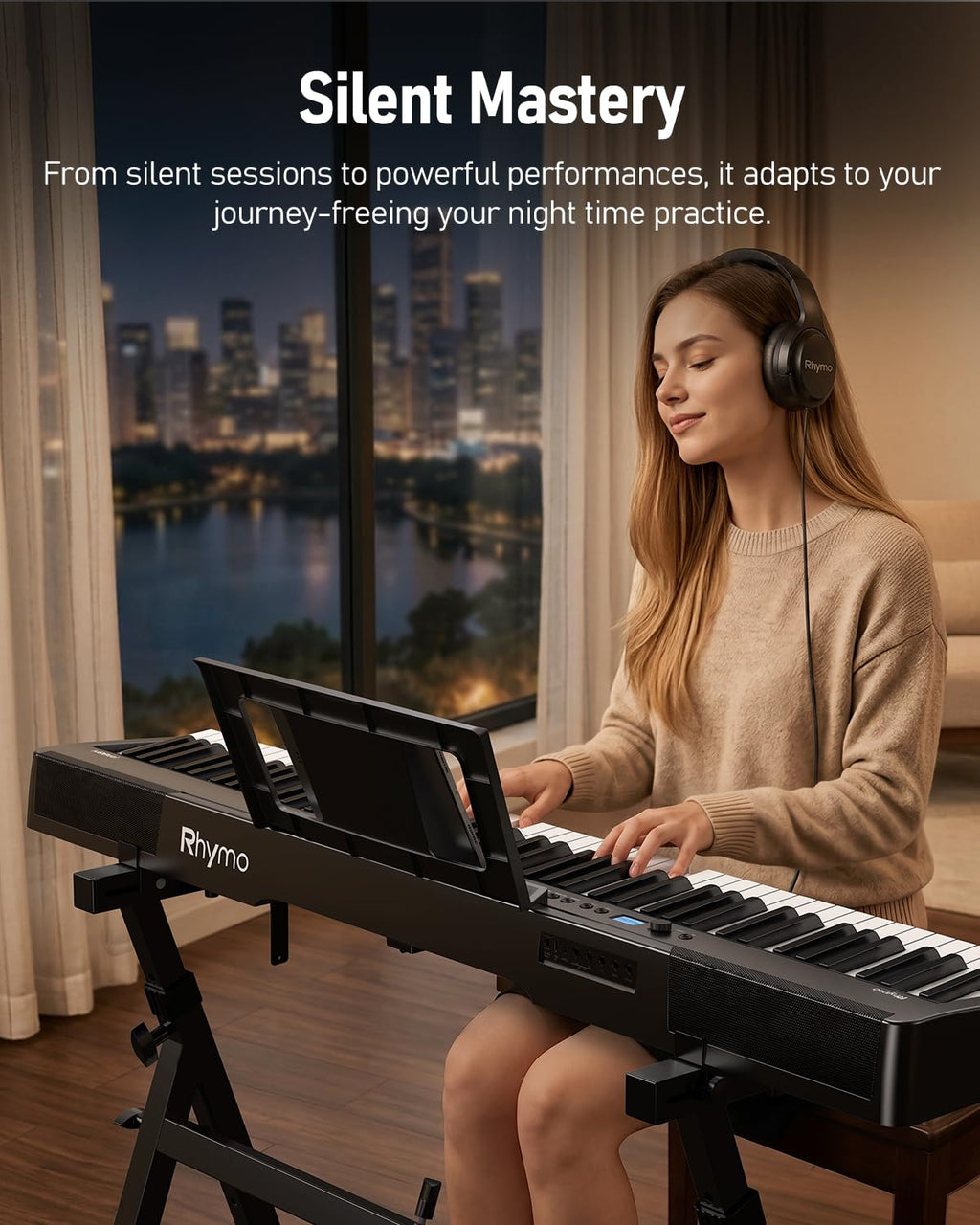 Folding 88-Key Weighted Digital Piano B9420