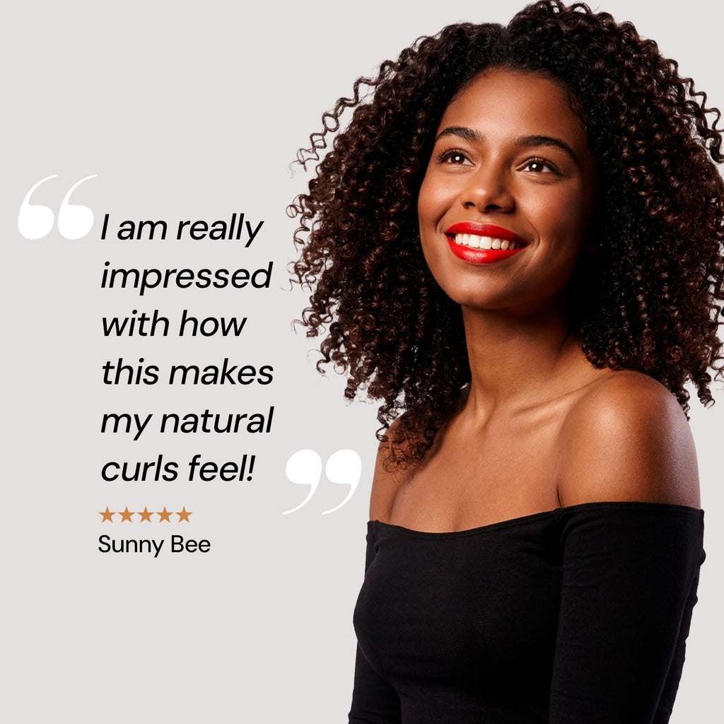 Curly Hair Shampoo Conditioner & Curl Cream Kit, 3x16.9oz Z319113