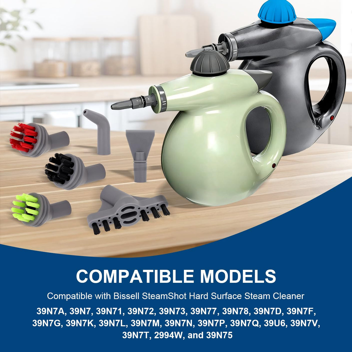 Compatible with Bissell SteamShot Hard Surface Steam Cleaner Replacement Parts (10 Pack) T76472