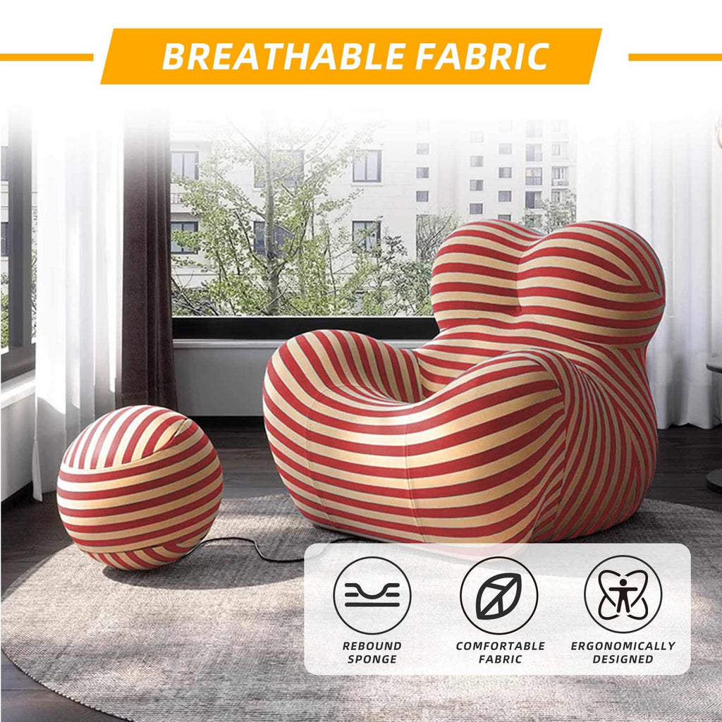 Memory Foam Bean Bag Chair with Filler Included D898