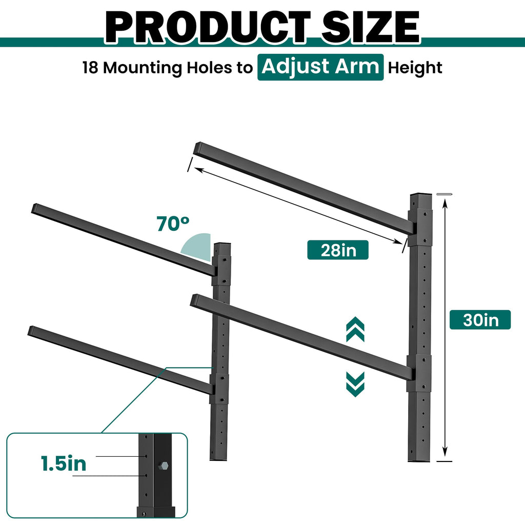 Wall Mounted Kayak Storage Rack X47412