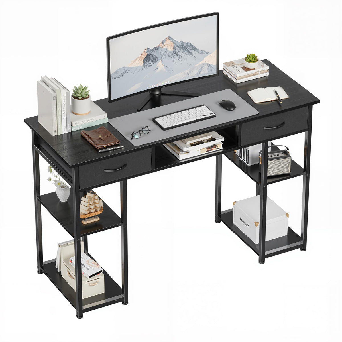 48 Inch Desk with Fabric Drawers G643315