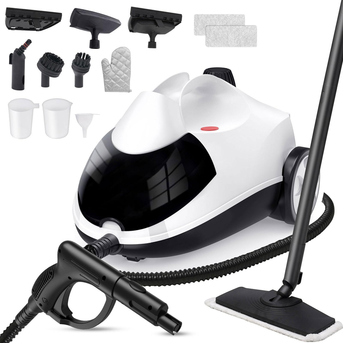1.5L 6-in-1 Steam Cleaner with 8 Accessories O92748