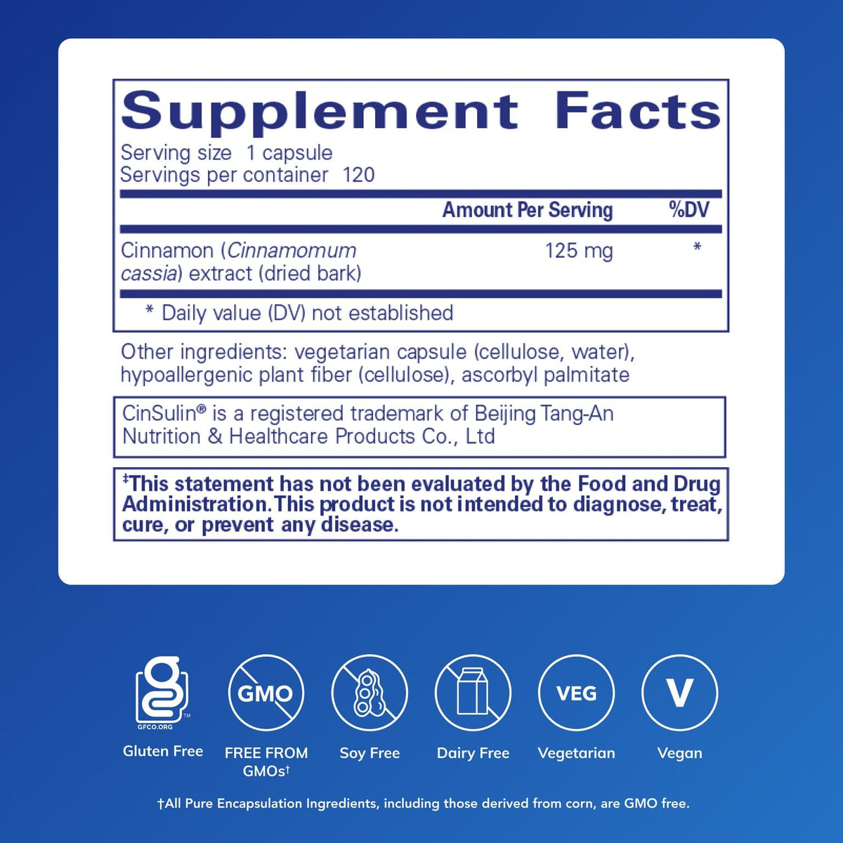 Cinnamon WS 120 Capsules X560029