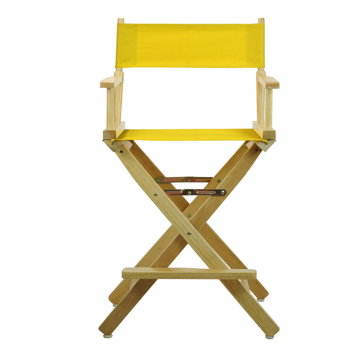 24" Natural Frame-Gold Canvas Director Chair D760