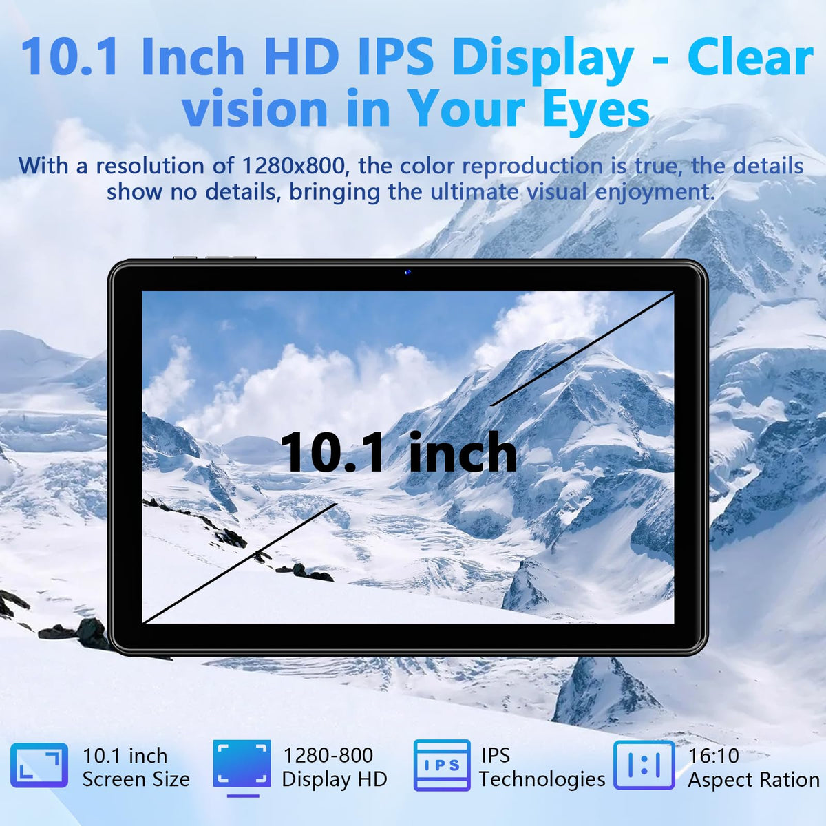 10 Inch Android Tablet with 18GB RAM 128GB ROM U995