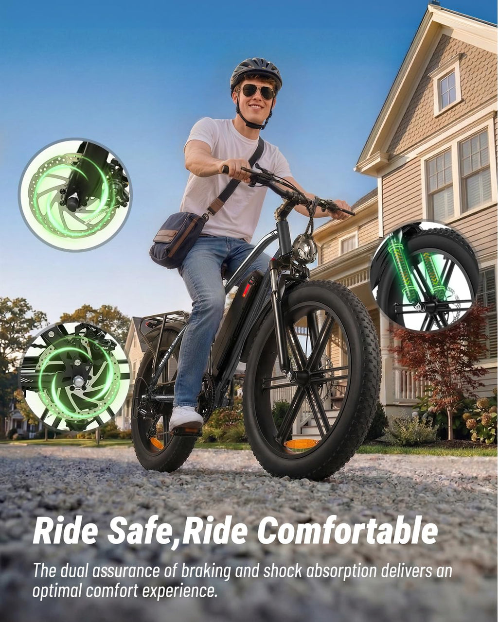 1000W Peak Electric Mountain Bike 48V 13Ah T19672
