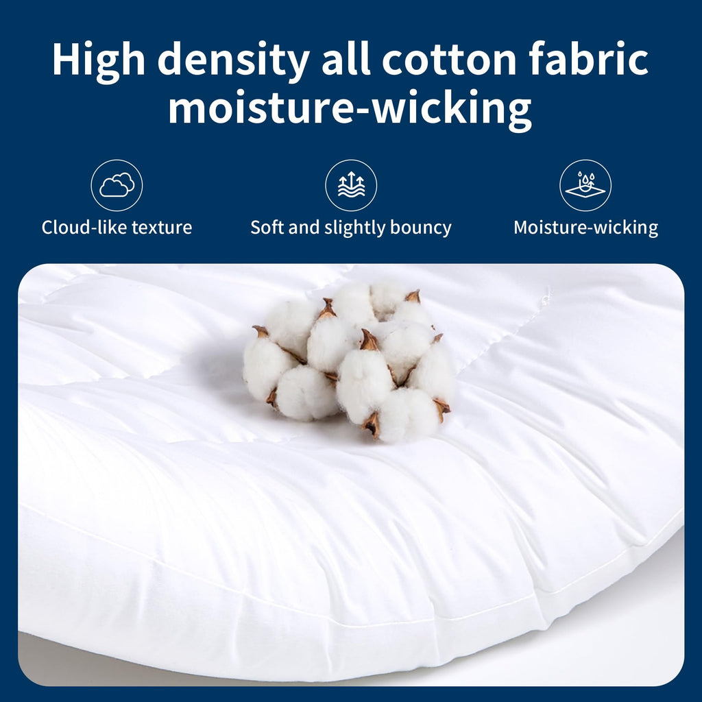 King Size Set of 2 Ultra Thin Pillow U118931