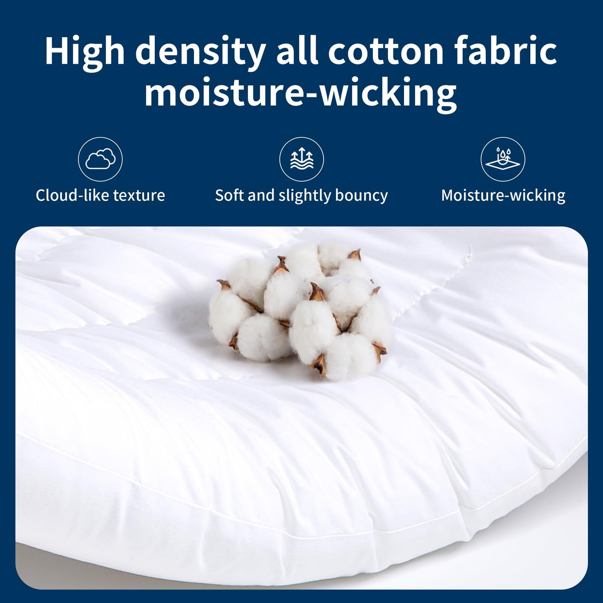 King Size Set of 2 Ultra Thin Pillow U118931