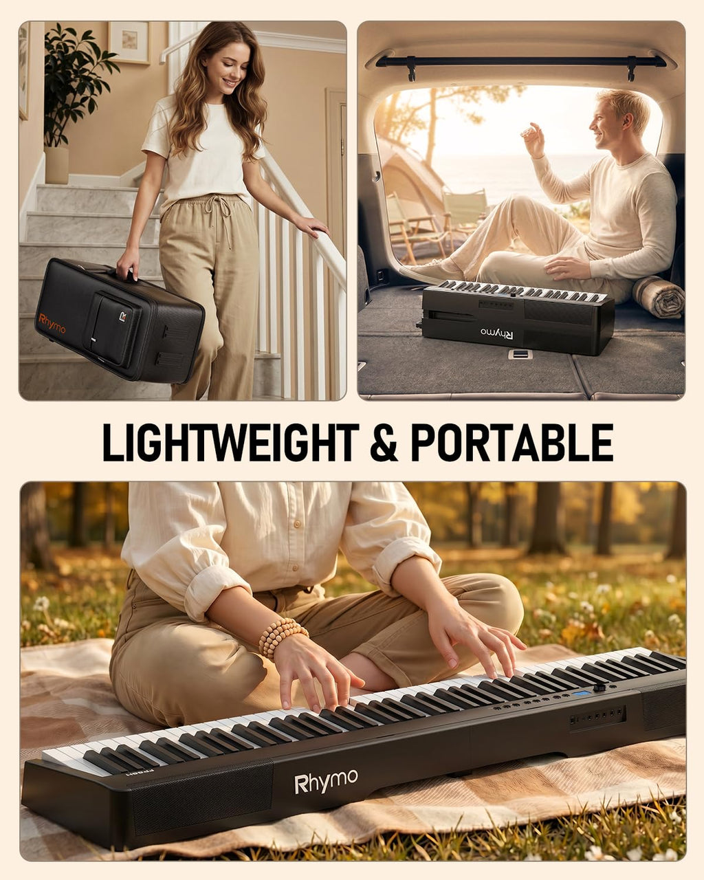 Folding 88-Key Weighted Digital Piano B9420