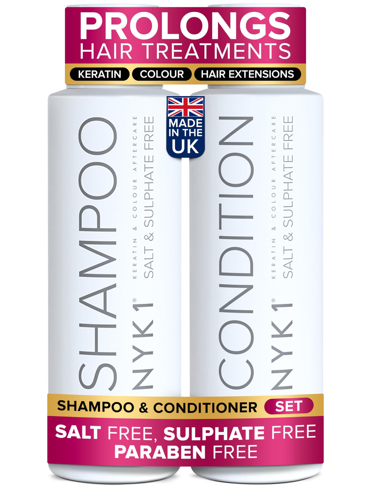 Sulfate-Free Shampoo and Conditioner Set 2 x 16.9 Fl Oz P66018