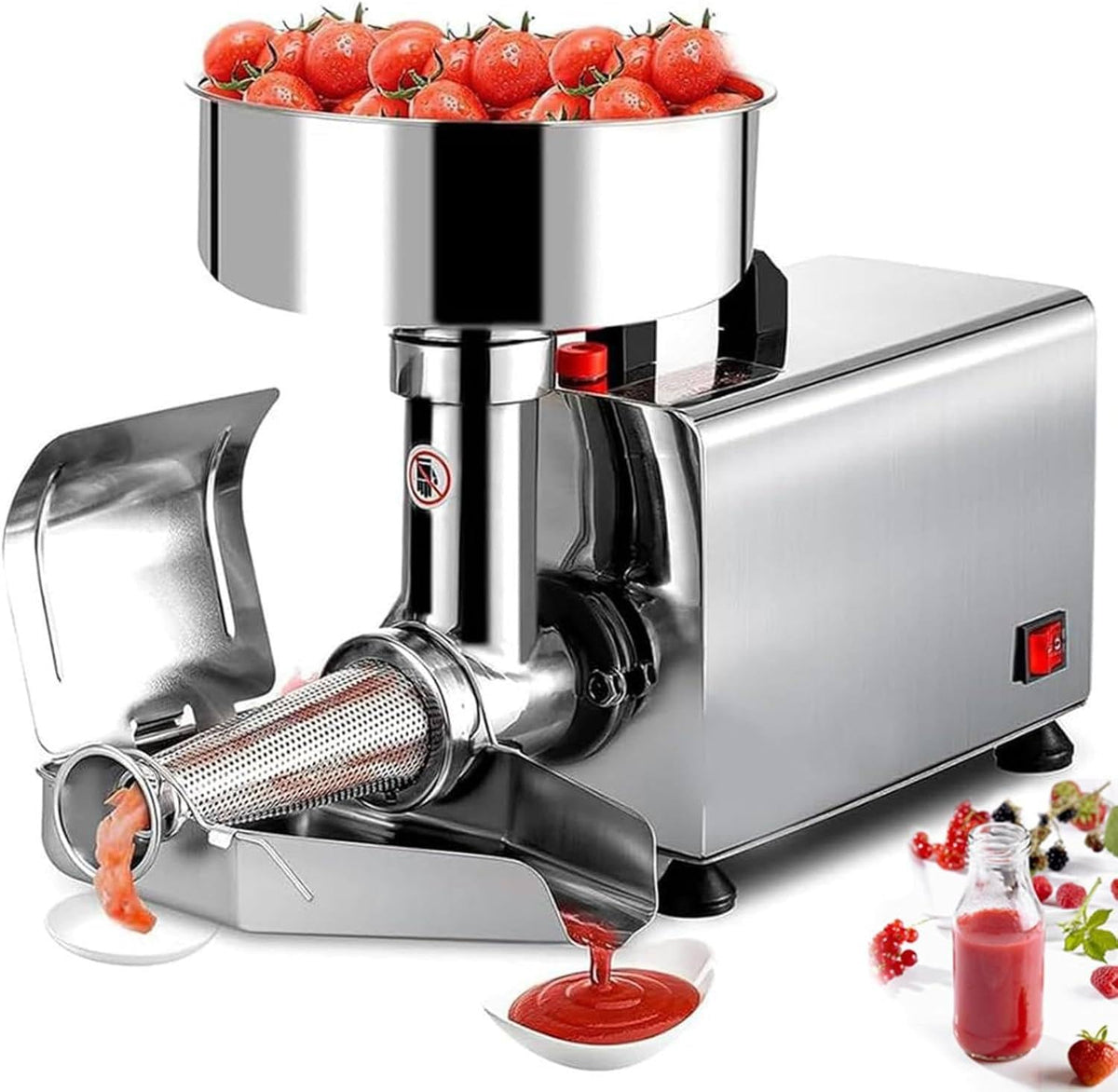 Commercial Electric Stainless Steel Tomato Strainer 150kg/h R4574