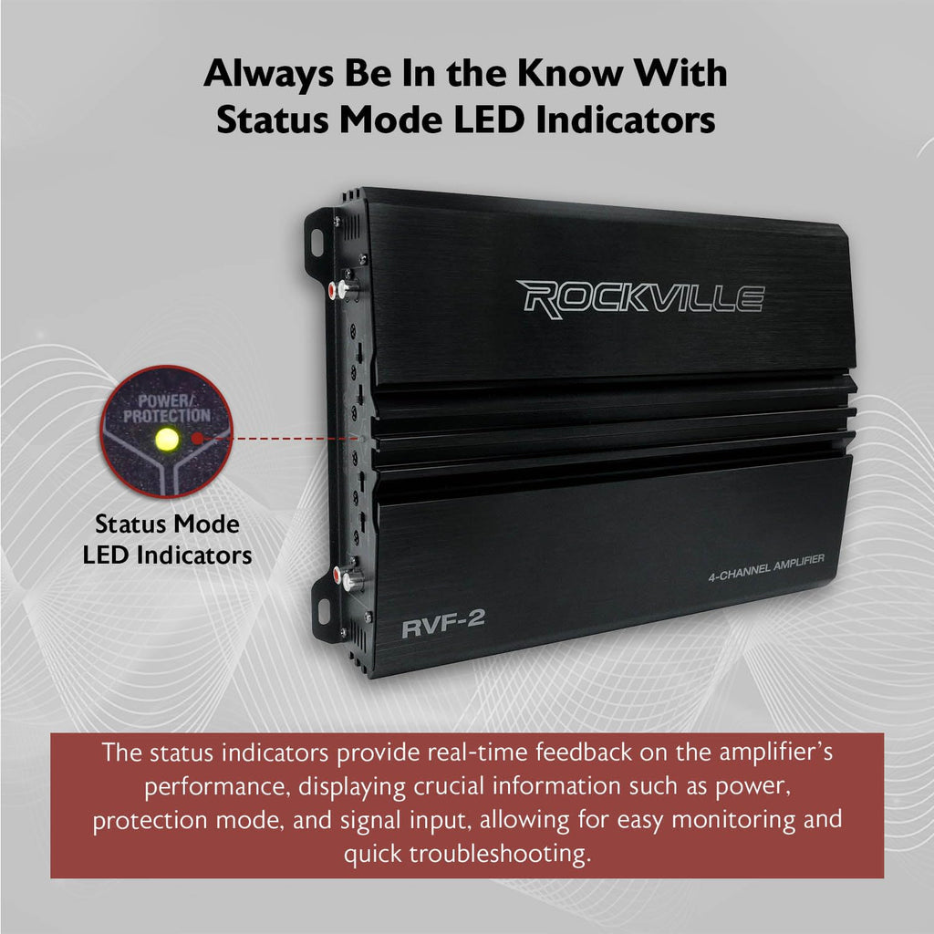 4 Channel Car Stereo Amplifier F5167